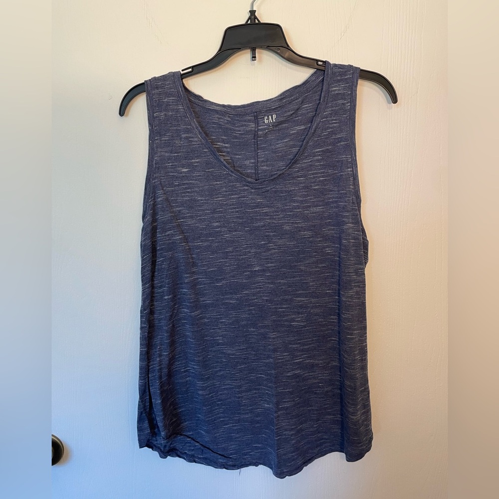 GAP Blue Sleeveless Tank Top